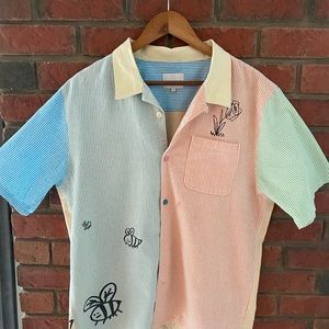 2021 April Teddy Fresh Muti-Fabric Shirt